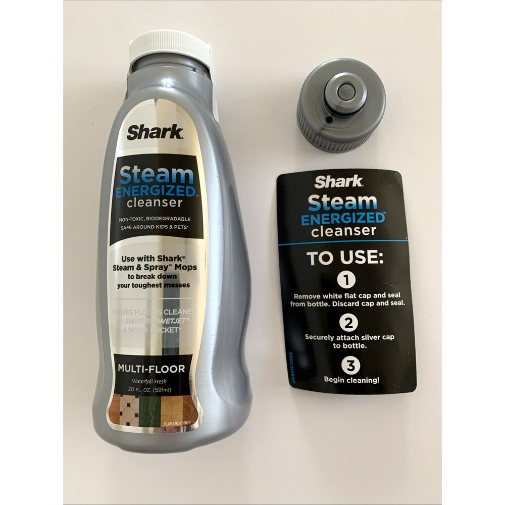 Shark Steam Energized Cleanser Multi-Floor Waterfall Fresh Cleaner 20 Oz